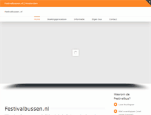 Tablet Screenshot of festivalbussen.nl